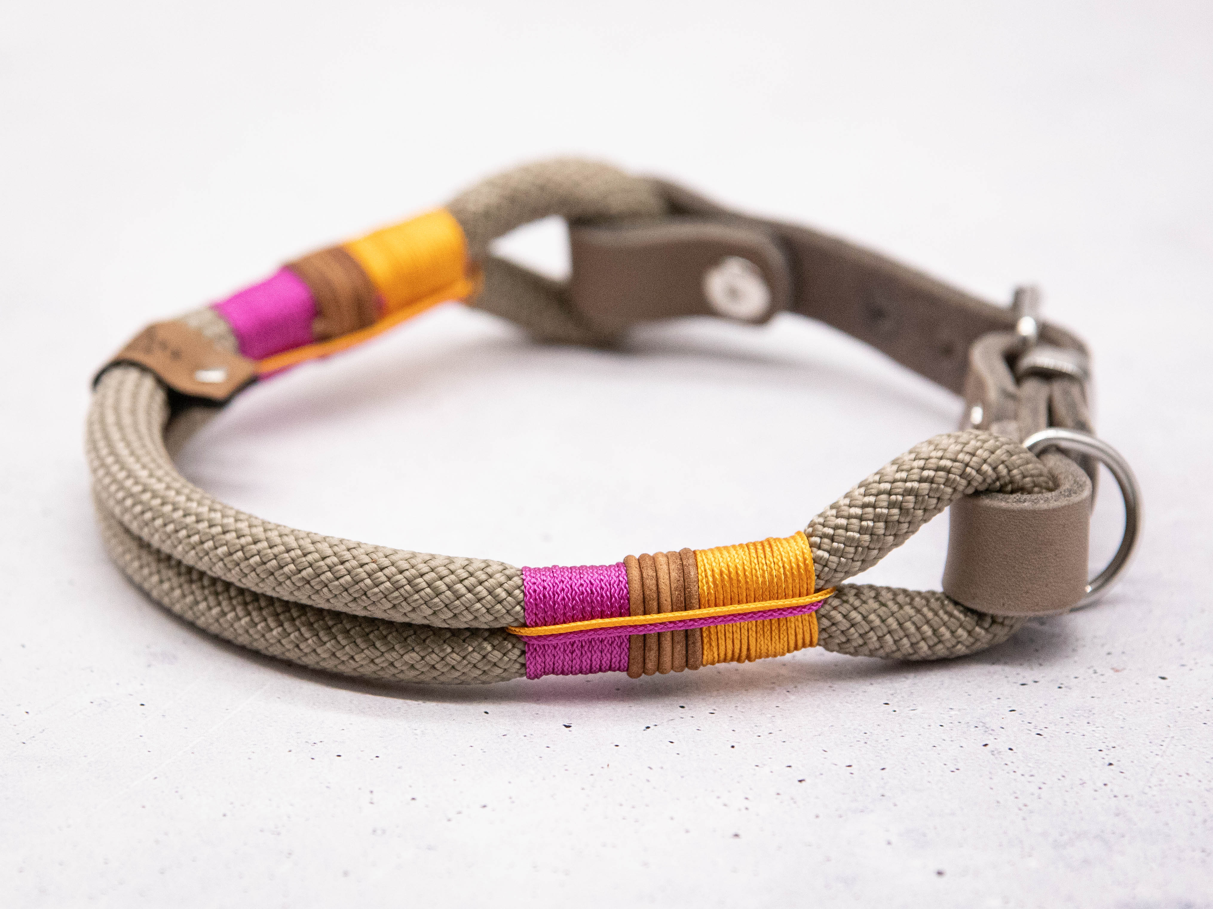 Tau-Hundehalsband Fawn Color Twist  FOR LOVELY DOGS