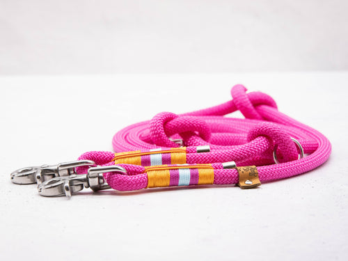 Tau-Hundeleine Camouflage Pink Summer Twist