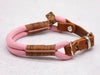 Tau-Halsband Rosa Leather