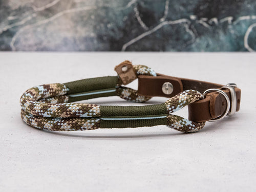 Tau-Halsband Camouflage Blue Twist