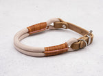 Tau-Halsband Rosé Pearl Leather