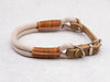 Tau-Halsband Rosé Pearl Leather