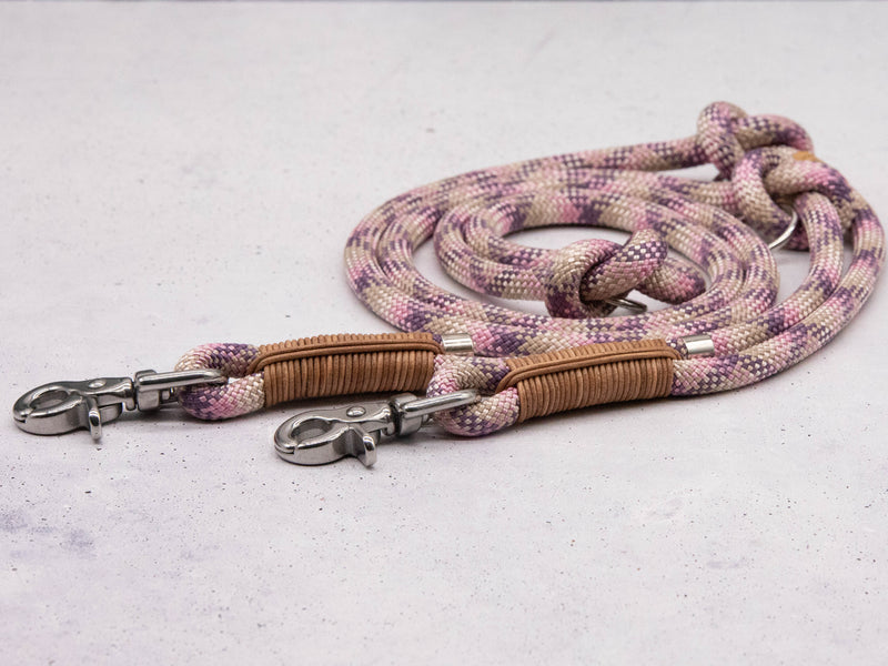 Tau-Hundeleine Girly Pastell Leather